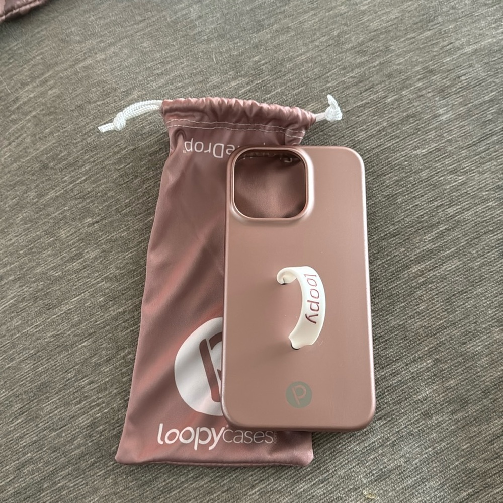 Loopy Case iPhone 13 Pro Rose Gold case